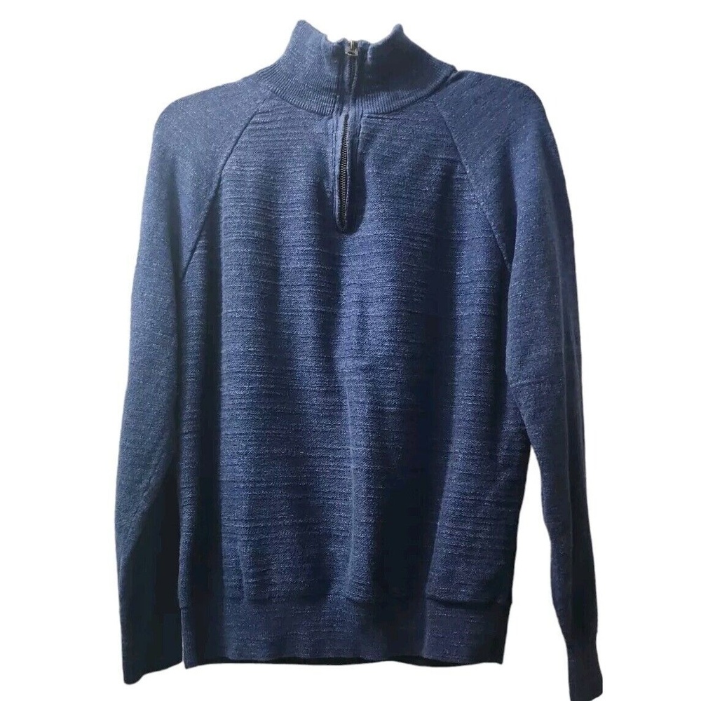 J. Crew Quarter Zip‎ Pullover Sweater Textured Knit Long Sleeve Top
